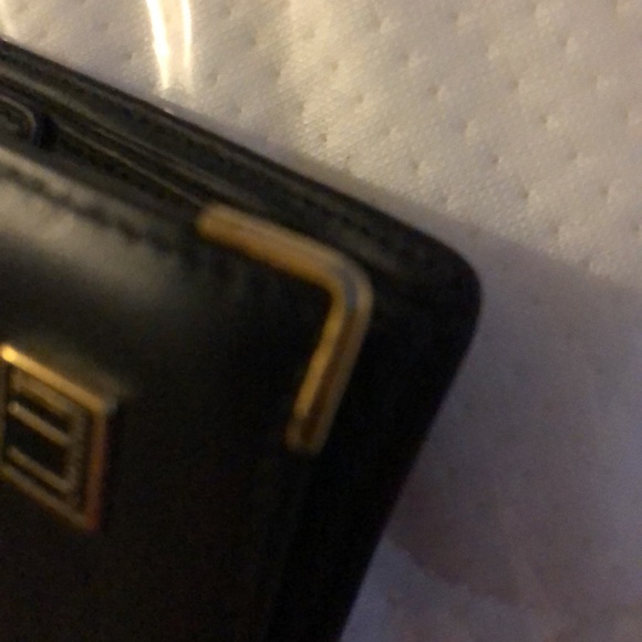 Dunhill Men's Bifold Long Bill Wallet Black Leather - Picture 10 of 12